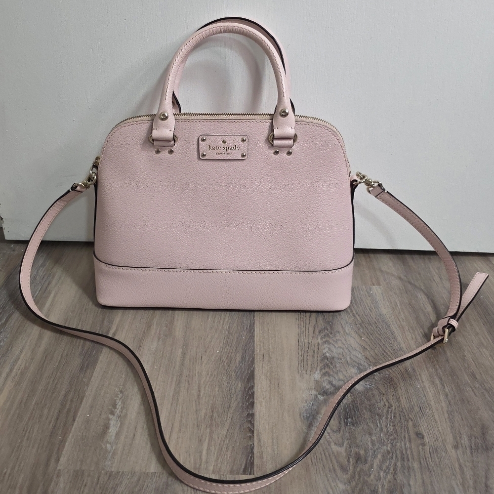 Kate Spade Wellesley Rachelle Satchel in Pink – Authentic, Excellent Condition